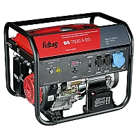 Бензиновый генератор FUBAG BS 7500 A ES в тихом зимнем кожухе 1200 RAL 7024