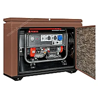 Генератор A-iPower A6000EAX в тихом зимнем кожухе 1200 RAL 8017