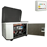 Генератор A-iPower A8000EAX в супертихом зимнем кожухе 1400SS RAL 7035 + блок автозапуска A-iPower 230В/400В 100А 8 ПИН