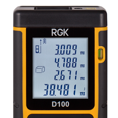 Дисплей лазерной рулетки RGK D100